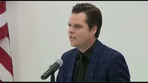 Matt Gaetz Comes Out Swinging in Congress