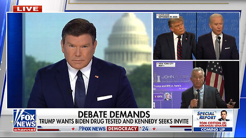 Trump Demands Biden Take Drug Test Prior To Debating