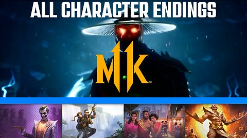 MORTAL KOMBAT 11: All Character Endings (INCLUDES DLC)