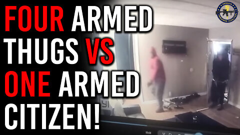 Four-Armed Home Invaders vs One Armed Citizen!