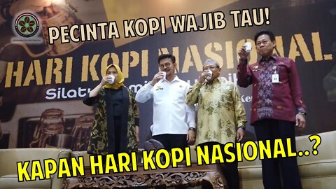 Ngopi Bareng Pak Menteri di Acara HUT Hari Kopi Nasional