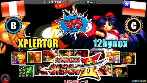 Samurai Shodown II (XPLERTOR Vs. 12hynox) [Peru Vs. Chile]