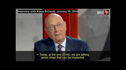 WEF Klaus Schwab-In 10 Years Time You Will Have A Chip In Your Brain!*Your Consciousness Uploaded?*