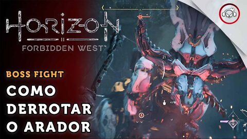 Horizon Forbidden West, Boss Fight, Como derrotar o Arador | super dica PT-BR