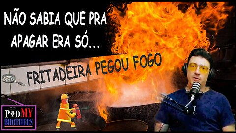 BOMBEIRO ENSINA COMO APAGAR FOGO NA PANELA...