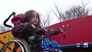 Line Creek Elementary adds inclusive playground equipment