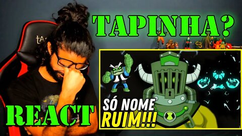 REACT - TOP 7 NOMES RUINS QUE O BEN 10 DEU PROS ALIENS!!