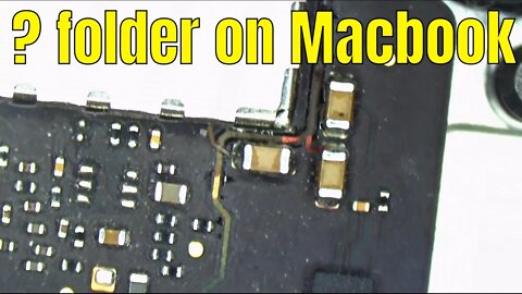 Macbook Pro Touchbar questionmark folder repair