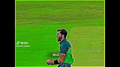 Shaheen afridi bowling slomo against india