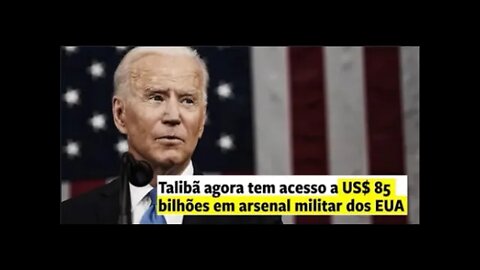 Talibã tem acesso a 85 bilhões de dolares de arsenal bélico dos EUA