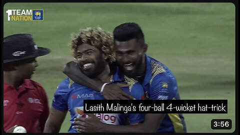 Lasith Malinga's four-ball 4-wicket hat-trick