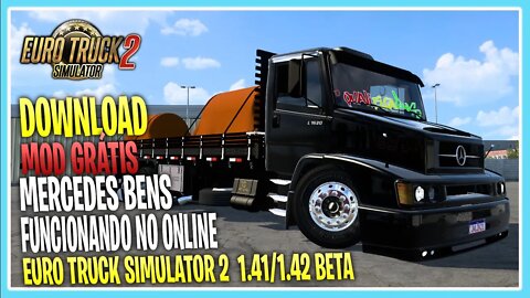 MOD MERCEDES BENS 1620 CARROCERIA PARA EURO TRUCK SIMULATOR 2 1.42 BETA / 1.41