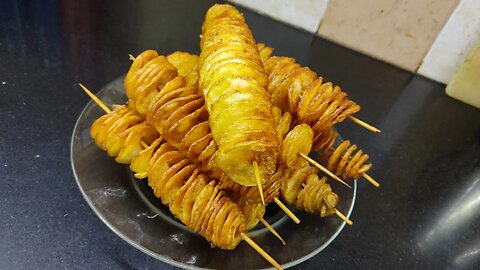 [Subtitles] POTATO TWISTER | FAMOUS INDIAN STREET FOOD | Tornado potato | SPIRAL FRIED Potato