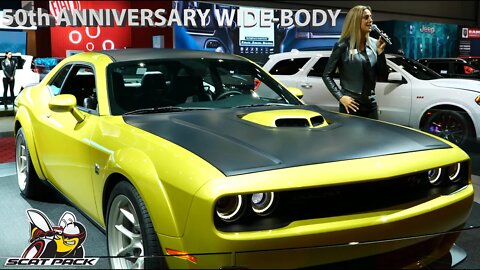 50th Anniversary Scat Pack Wide Body Challenger Presentation at 2019 LA Auto Show