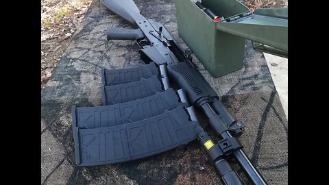 JTS AK 12 Gauge Shotgun on Therapy Range