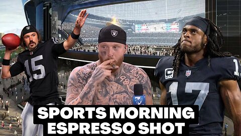 Gardner Minshew gambles; ALL IN with Vegas! | Sports Morning Espresso Shot