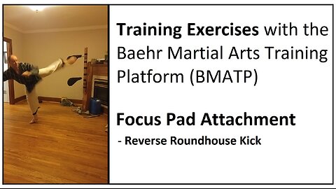 Training Exercises - Focus Pad - Reverse Roundhouse Kick