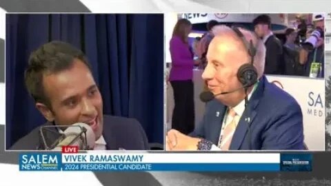 Vivek Ramaswamy joins Mike in the post-debate Spin Room