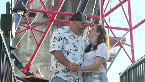 Love is in the air! Local couple gets engaged in unique way