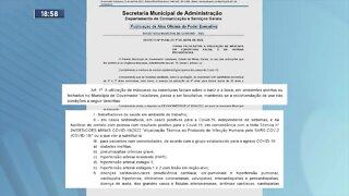 Gov. Valadares: Decreto desobriga máscara em locais fechados, mas é necessária em alguns casos