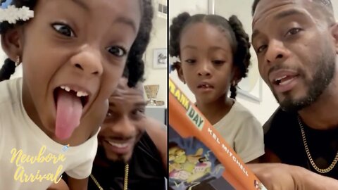 Kel Mitchell Attempts To Read Excerpts From His Book To Daughter Wisdom & Son Honor! 🤷🏾‍♂️