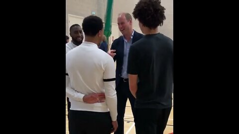 Prince William Showing His Skills During a Game with Young People at Sports Key! #shorts