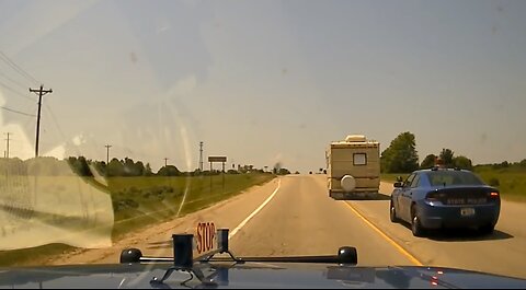 Police chase fleeing RV through multiple counties