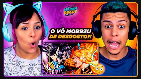 Zenitsu Vs Kaigaku - Luz & Escuridão | Okabe feat. AniRap | [React em Casal] 🔥