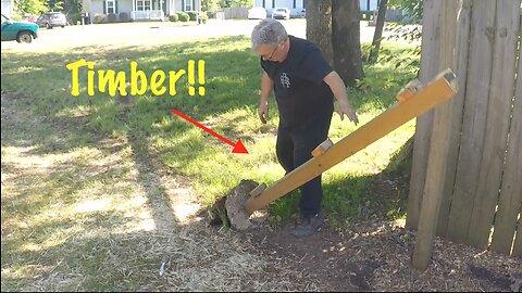 Residential Fence Renovation Part 1 DIY #diyrepair #fencepost #fences