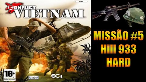 [PS2] - Conflict Vietnam - [Missão 5 - Hill 933 - Hard] - PT-BR - 60Fps - [HD]