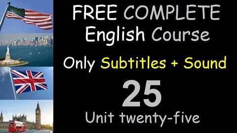 The present simple affirmative - Lesson 25 - FREE COMPLETE ENGLISH COURSE FOR THE WHOLE WORLD