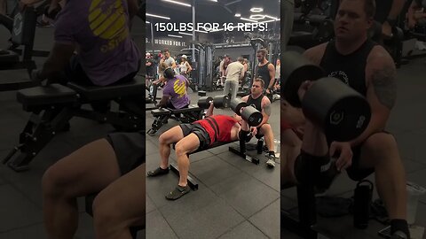 Lifetime PR on Dumbbell Bench Press!