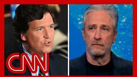 Jon Stewart responds to Tucker Carlson 'borrowing from his playbook'