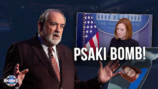 Jen Psaki Drops GIANT BOMB on Unsuspecting Reporters | Live with Mike Clip | Huckabee