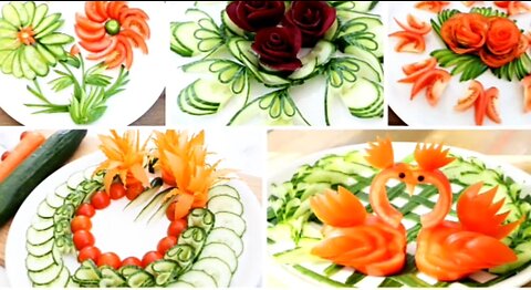 Beautiful salad decoration