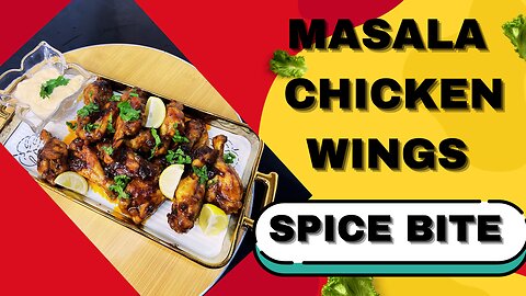 Chicken Masala Wing With BBQ Sauce Recipe by Spice Bite By Sara