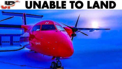 Unable to land twice due weather - Return to base - AIR GREENLAND Dash 8