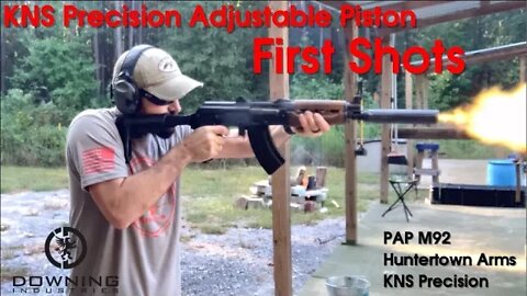 KNS Precision Adjustable Gas Piston, First Shots