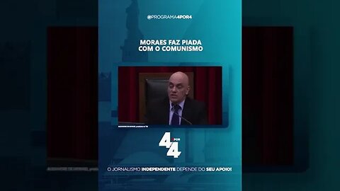 Moraes debocha de quem teme o comunismo no Brasil #shorts