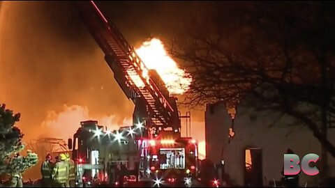 Massive Michigan industrial fire sparks hundreds of explosions, sending debris flying and killing 1