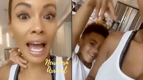 Evelyn Lozada & Carl Crawford's Son Leo Adjusting To Lockdown!