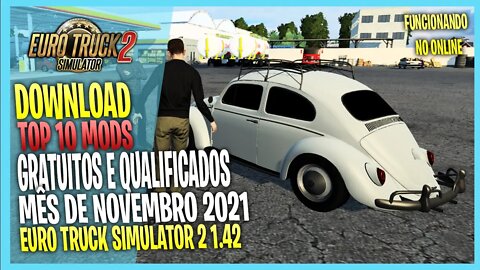 TOP 10 MODS ETS2 DO MES DE NOVEMBRO 2021 1.42 EURO TRUCK SIMULATOR 2 mods ets2 1.42