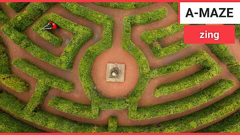 Stunning images show Prince Charles' maze