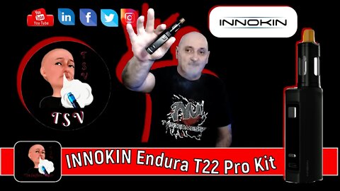 The New Innokin Endura T22 Pro Kit, a departure from the old T22 fixed wattage