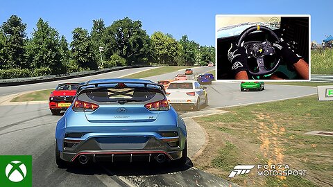 Conquer Lime Rock Park in Forza Motorsport's Veloster Turbo | XBOX Series X Logitech G920 Wheel ASMR