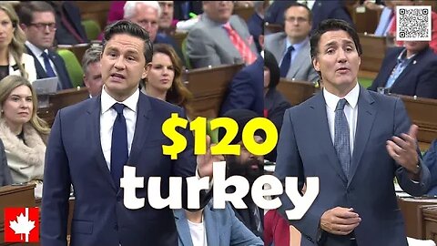 TURKEY TALK: Poilievre GRILLS Trudeau on expensive Thanksgiving dinner and rising living costs