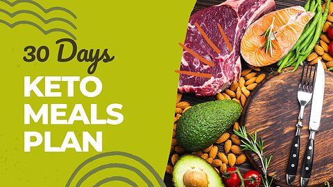 30 DAYS KETO MEALS PLAN (FREE KETO BOOK)