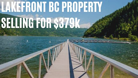 This Adorable Lakefront BC Property With A Pool & Separate Bunk House Is Only $379k