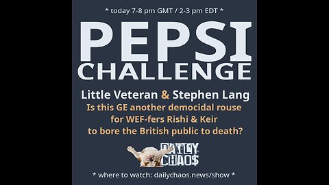 PEPSI CHALLENGE ~ Daily Chaos