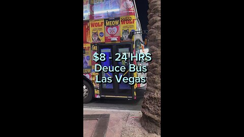 Affordable ways to get around Las Vegas $8– .24 hour bus pass ￼